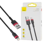 Кабель Baseus Cafule Cable USB For iP 2.4A 1m Red+Black (CALKLF-B19) (2239617)
