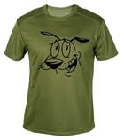 Футболка потовідвідна армійська ЗСУ з принтом "Смішний собака" в оливі XXL - зображення 1