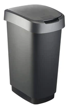 Мусорное ведро Rotho Twist 50L черный (17545)