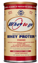 Białko Solgar Vitamin & Herb Whey To Go Powder czekoladowe 454 g (33984036727) - obraz 1