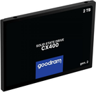 Dysk SSD Goodram CX400 2TB 2.5″ SATAIII MLC (SSDPR-CX400-02T-G2) - obraz 1