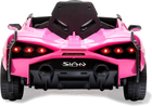Samochód elektryczny Azeno Electric Car Licensed Lamborghini Sian Różowy (5713570002590) - obraz 2