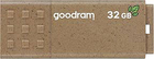 Pendrive Goodram 32 GB USB 3.0 Brązowy (UME3-0320EFR11) - obraz 2