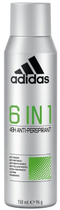 Antyperspirant Adidas 6 in 1 150 ml (3616303440145) - obraz 1
