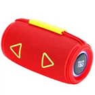 Портативная Bluetooth колонка TG657 1500 mAh с RGB подсветкой Red