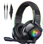 Наушники игровые ONIKUMA K19 с LED RGB-подсветкой/микрофоном проводные