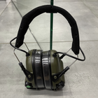 Навушники тактичні Earmor M31, активні, NRR 22, колір – Койот, активні навушники військові - зображення 3