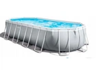 Каркасный бассейн Intex 26798 610х305х122 см овальный из ПВХ открытый светло-серый (21-9-26798-0)