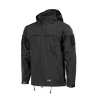 Куртка softshell size police m-tac l black - зображення 1