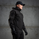 Куртка softshell size police m-tac l black - зображення 9