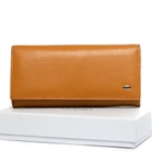 Шкіряний жіночий гаманець Classik DR. BOND W502 yellow