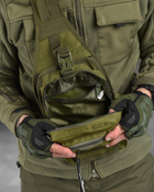 Тактическая сумка-слинг Silver Knight 5л однолямочная олива (13699) - изображение 5