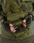 Тактическая сумка-слинг Silver Knight 5л однолямочная олива (13699) - изображение 8