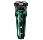 Электробритва мужская на аккумуляторе Hoco DAR06 Plus IPX7/USB Electric Razor With Smart LED Indicator Green
