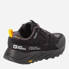 Чоловічі кросівки для трекінгу з мембраною Jack Wolfskin Terraquest Texapore Low M 4056401-6000 42 (8UK) Чорні (4064993722451) - зображення 4