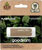 Pendrive Goodram 16 GB USB 3.0 Brązowy (UME3-0160EFR11) - obraz 3