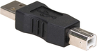 Адаптер Akyga USB Type-A - USB Type-B M/M Black (AK-AD-29) - зображення 1