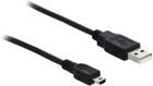 Kabel Delock USB 3.0 Type-A USB 3.0 Type-A 3 m Black (4043619850570) - obraz 1