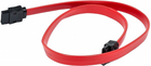 Kabel Lanberg SATA II metal clips F/F 0.3 m Red (CA-SASA-14CC-0030-R)