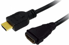 Kabel Logilink HDMI - DVI 5 m Black (4052792000863) - obraz 1