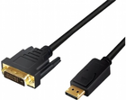 Кабель Logilink DisplayPort - DVI 1 м Black (4052792052473) - зображення 1