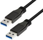 Kabel Logilink USB Type-A - USB Type-A 3 m Black (4052792001037) - obraz 1