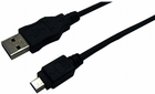 Kabel Logilink USB Type-A - USB Type-B 2 m Black (4260113564158) - obraz 1