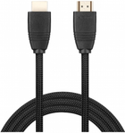 Kabel Sandberg HDMI - HDMI 1 m Black (5705730509131) - obraz 1