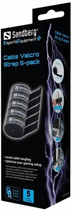 Opaski kablowe Sandberg Esports Equipment 5 szt Black (5705730520334) - obraz 1