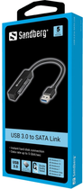 Адаптер Sandberg USB Type-A - SATA Black (5705730133879) - зображення 2