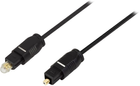 Kabel Logilink Toslink S/PDIF - Toslink S/PDIF 1.5 m Black (4052792006483) - obraz 1