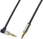 Kabel Logilink Mini Jack 3.5 mm - Mini Jack 3.5 mm 1 m Black (CA11100) - obraz 1