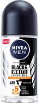 Антиперспірант NIVEA Black and White invisible ultimate impact кульковий для чоловіків 50 мл (42397656) - зображення 1