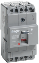 Выключатель автоматический 3-полюсный Hager 18kA HDA080L 80A