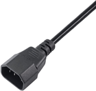 Kabel zasilający Akyga 1x Zasilanie IEC 60320 C13 1.8m (AK-PC-03A) - obraz 2
