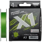 Шнур Favorite X1 PE 4x 150m (light green) #3.0/0.296mm 41lb/19.0kg