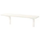 Полиця навісна IKEA BERGSHULT БЕРГСХУЛЬТ / RAMSHULT РАМСХУЛЬТ, білий, 80х20 см, 792.905.96