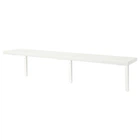 Полка з кронштейном IKEA BERGSHULT / TOMTHULT, білий, 120х20 см, 994.183.15