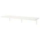 Полка з кронштейном IKEA BERGSHULT / TOMTHULT, білий, 120х30 см, 394.183.18