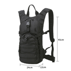 Тактичний рюкзак outdoor black b10 aokali 20l - зображення 9