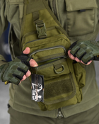 Рюкзак тактический (Сумка-слинг) SILVER KNIGHT oliva к6 3-0 - изображение 5