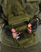 Рюкзак тактический (Сумка-слинг) SILVER KNIGHT oliva к6 3-0 - изображение 6