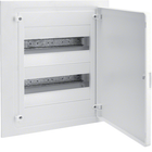 Корпус встроенный пластиковая двера Golf IP40/II Hager VF212PD 2*12 модулей ниша 382*318*72