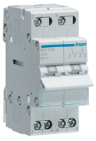 Переключатель I-0-II 230V 2-полюсный Hager SFT225 25А выход сверху