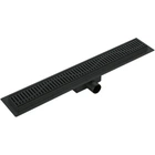 Душевой трап из нержавеющей стали SUS304 KOER FD35-70x800-BLACK (KR4746)