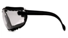 Очки защитные с уплотнителем Pyramex V2G (clear) Anti-Fog, прозрачные - изображение 3