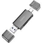 Переходник HOCO USB & Type-C 3.0 high-speed Card reader HB39 |5Gbps| черный