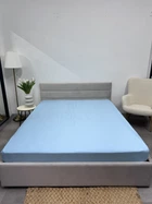 Простынь на резинке Ecotton 90х200 Blue Полисатин (2100024593002)