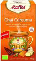 Чай Yogi Tea Chai Curcuma 17 пакетиків x 2 г (4012824404151)