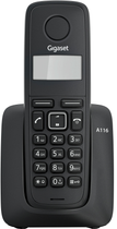Telefon stacjonarny Gigaset A116 Black (4250366849133) - obraz 1